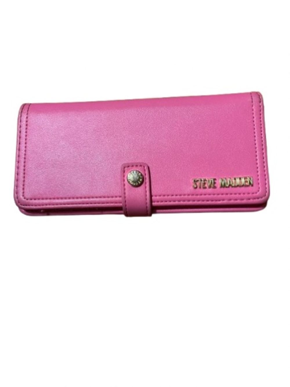 Steve Madden Hot Pink Snap Continental Wallet